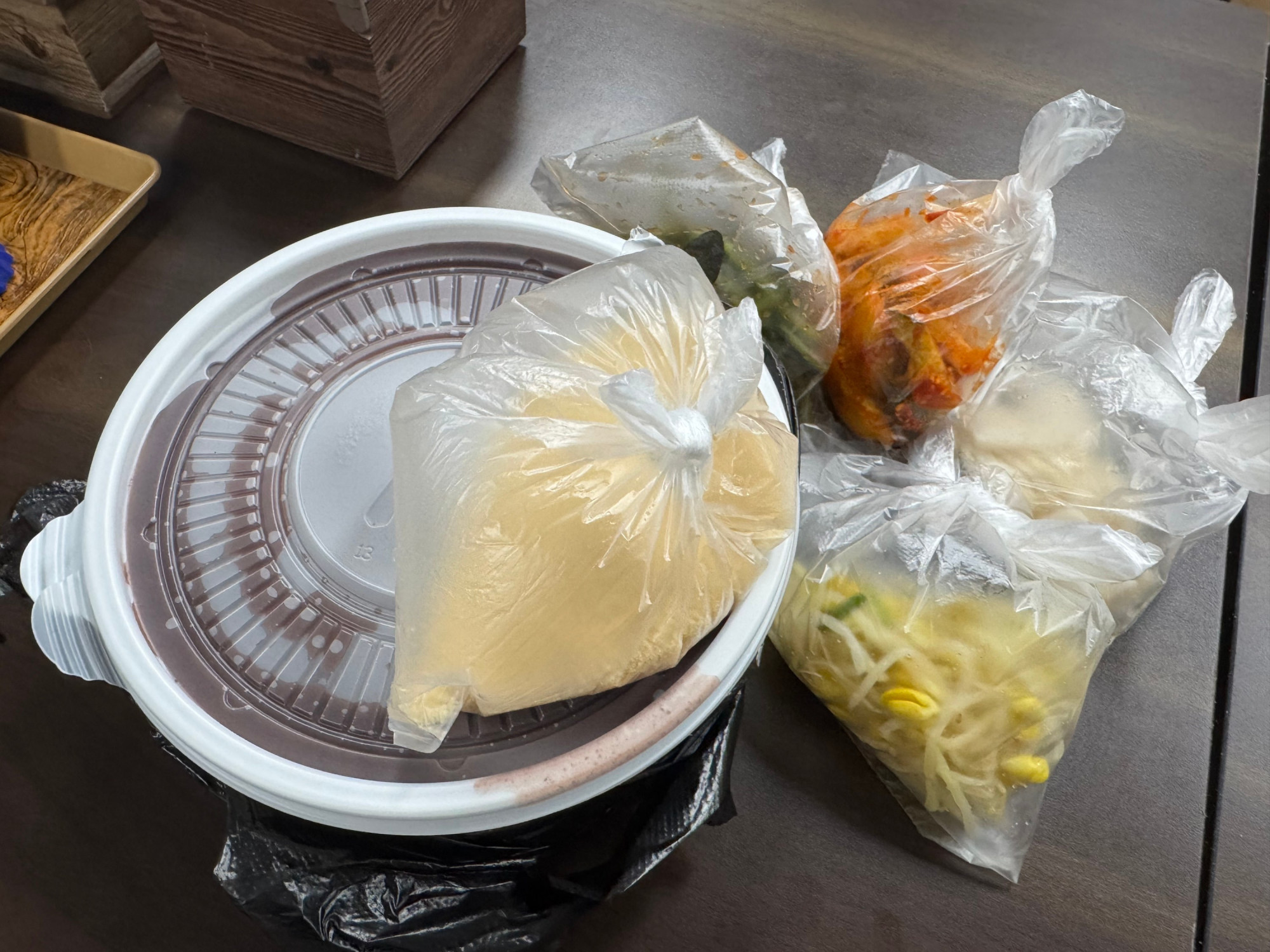 장수팥죽을 취향에 맞게 먹는 방법